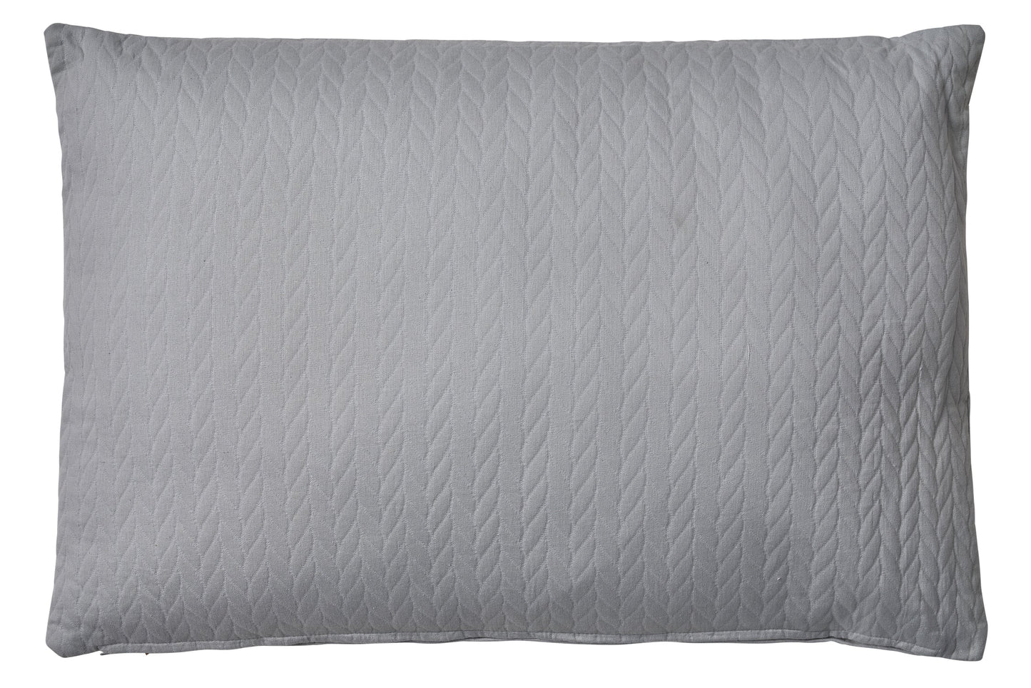 Treccia - cuscino grigio 50x70 con interno