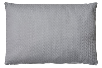 Treccia - cuscino grigio 50x70 con interno