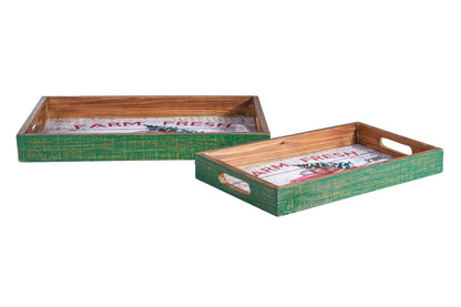 Merry - Set 2 Vassoi Farm Fresh