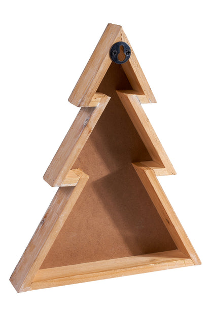 Merry - Alberello Sagoma Tartan Blu Marrone