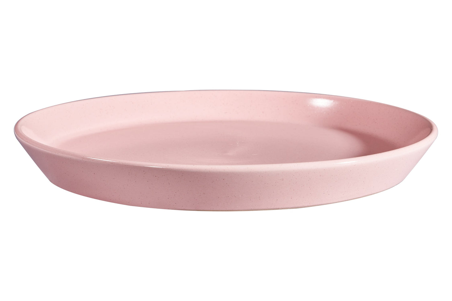 Bordo - Set 12 Piatti in Ceramica Rosa