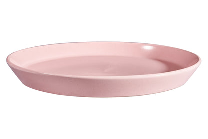 Bordo - Set 12 Piatti in Ceramica Rosa
