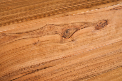 Scrivania con gambe in ferro