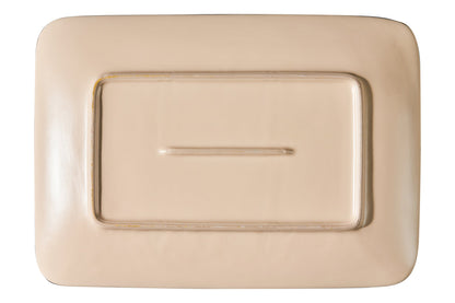 Mediterraneo - Piatto Rettangolare in Gres Rosa