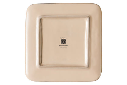Mediterraneo - Piattino Quadrato Pane Rosa