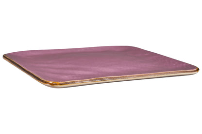 Mediterraneo - Piattino Quadrato Pane Rosa