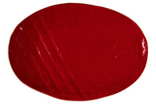 Mediterraneo - Vassoio Grande Ovale Rosso