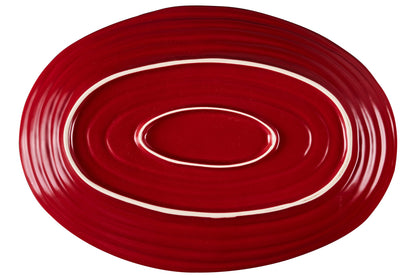 Mediterraneo - Vassoio Grande Ovale Rosso