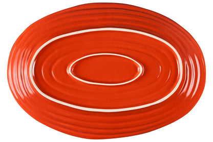 Mediterraneo - Vassoio Grande Ovale Arancione