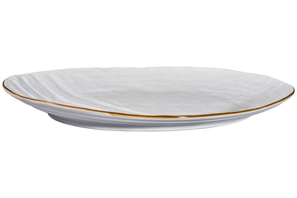 Mediterraneo - Vassoio Grande Ovale Bianco