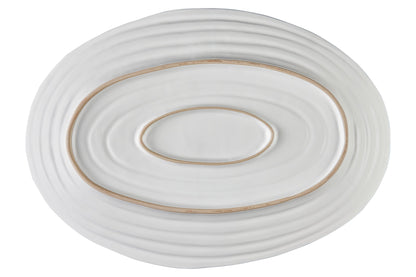 Mediterraneo - Vassoio Grande Ovale Bianco