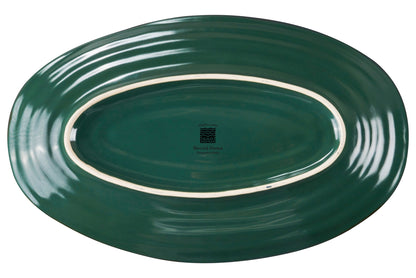 Mediterraneo - Vassoio Ovale Verde