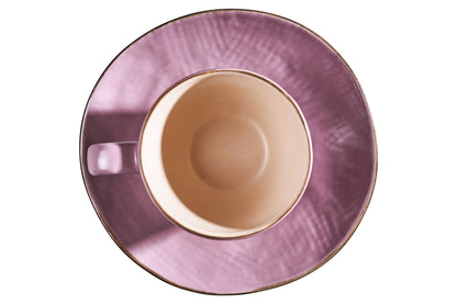 Mediterraneo - Tazzina Caffe con Piattino Rosa