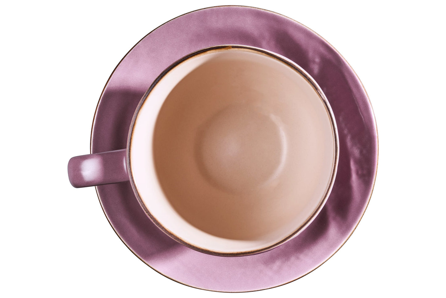 Mediterraneo - Tazza Macchiata con Piattino Rosa