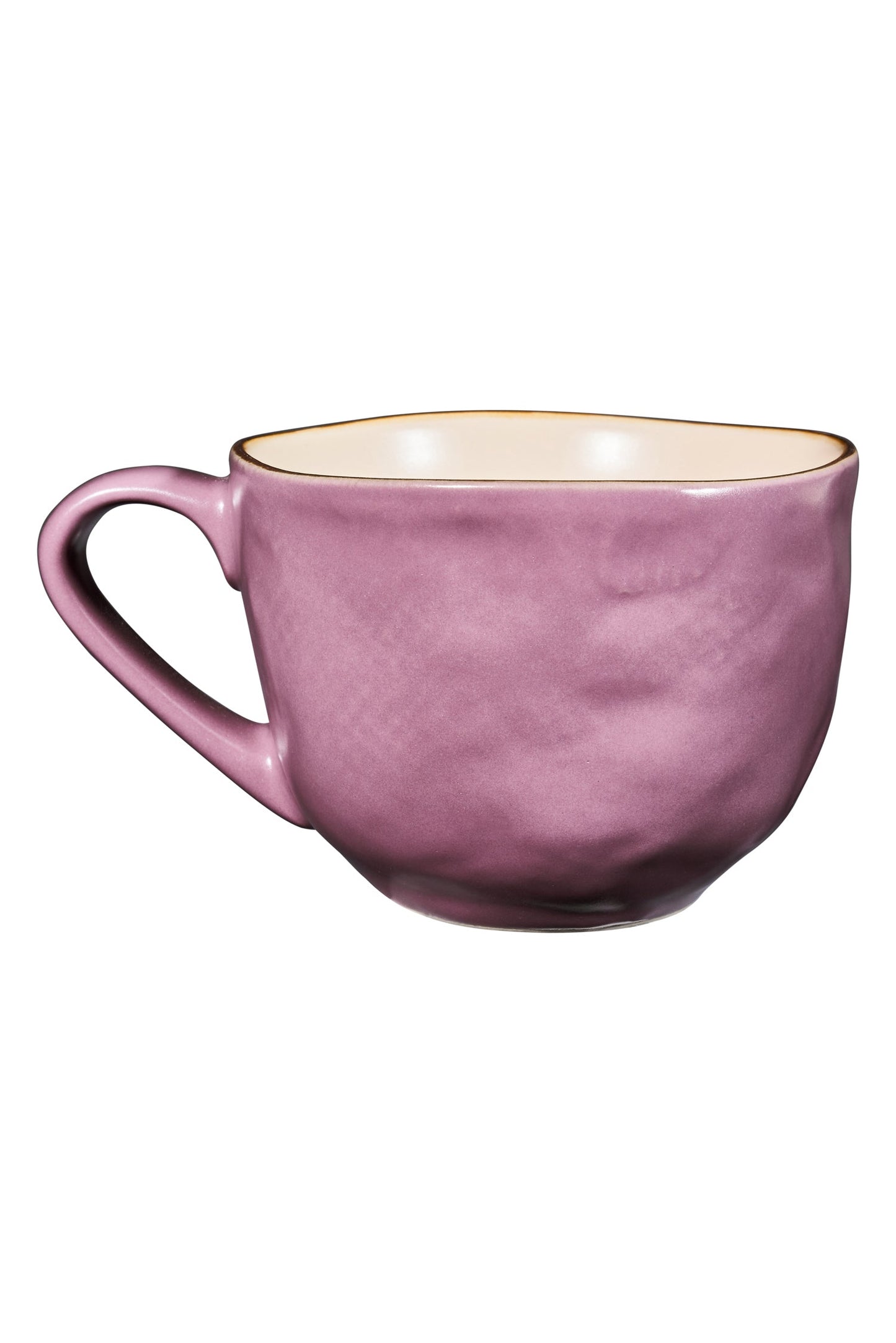 Mediterraneo - Tazza Macchiata con Piattino Rosa