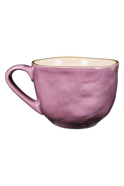 Mediterraneo - Tazza Macchiata con Piattino Rosa
