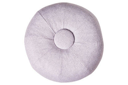Oberon - pouf bicolore grigio