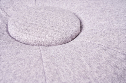 Oberon - pouf bicolore grigio