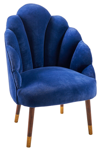 Farfalla - poltroncina imbottita blu