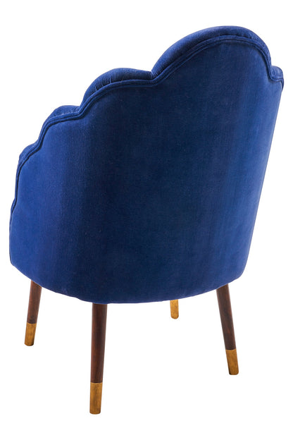 Farfalla - poltroncina imbottita blu