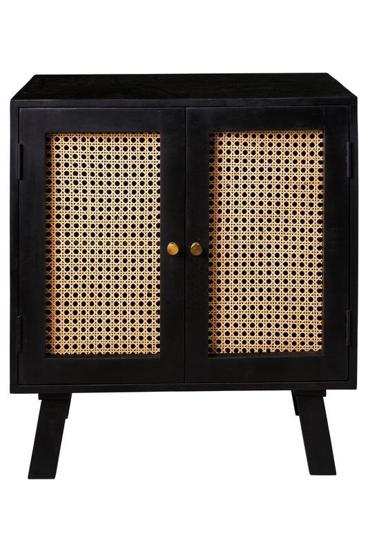 Mozart - mobiletto 2 ante nero