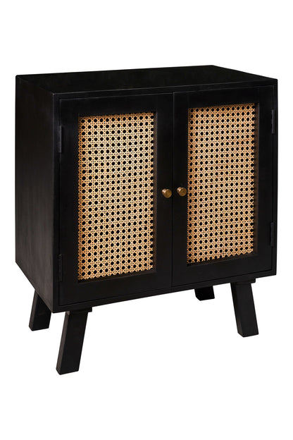 Mozart - mobiletto 2 ante nero