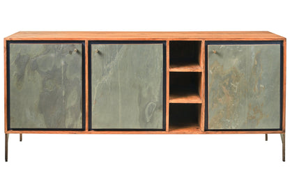 Ardesia - credenza 3 sportelli 3 ripiani