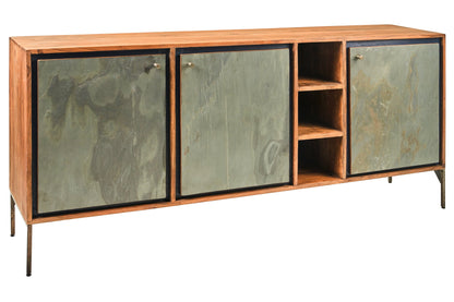 Ardesia - credenza 3 sportelli 3 ripiani