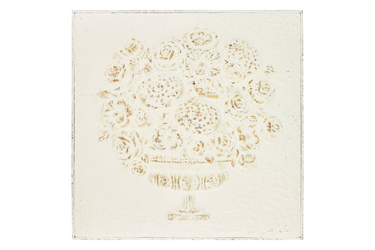 Natura morta - quadro bouquet bianco anticato