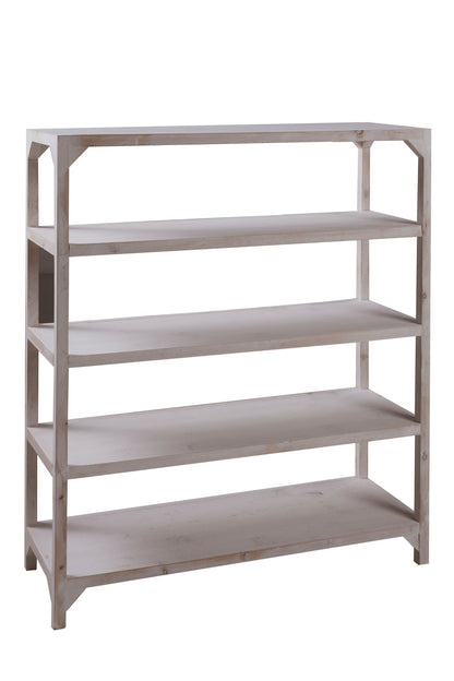 Ovunque - scaffale 5 piani bianco