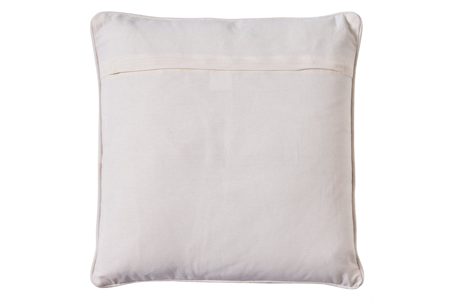 Ricamo - cuscino foliage blu light gray