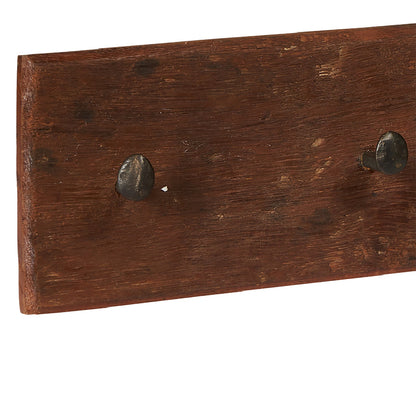 Attaccapanni legno ganci metallo - 5 posti