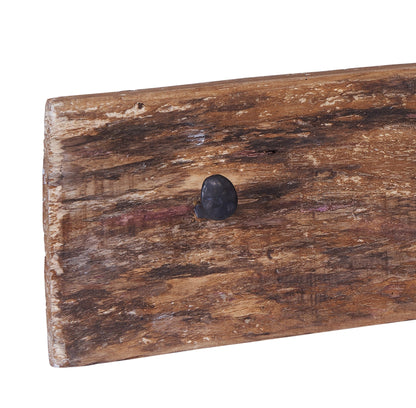 Attaccapanni legno ganci metallo - 3 posti