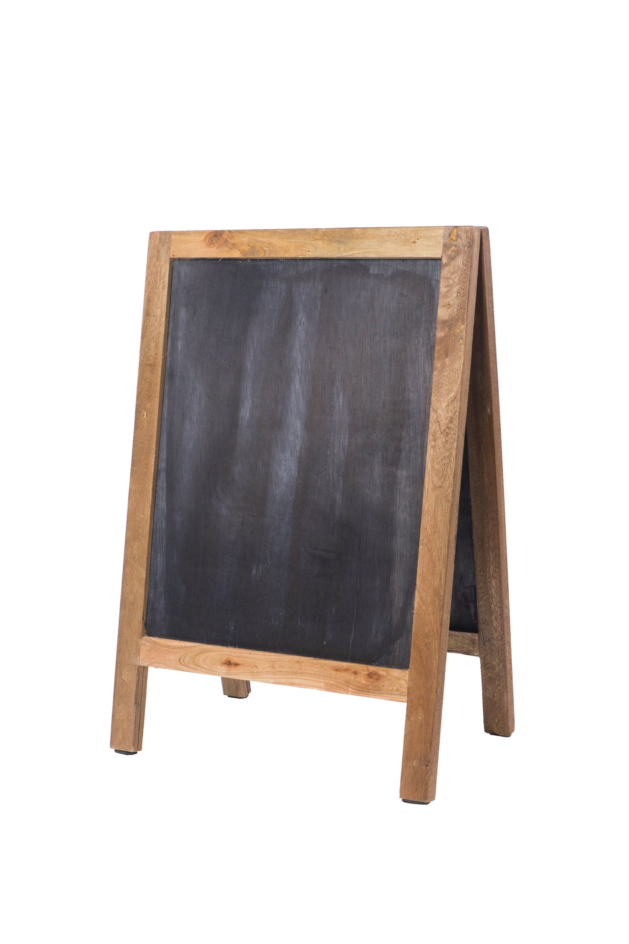 Lavagna da terra doppia aperta a libro