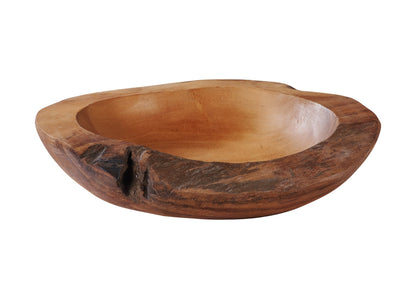 Ciotola scavata in legno - media