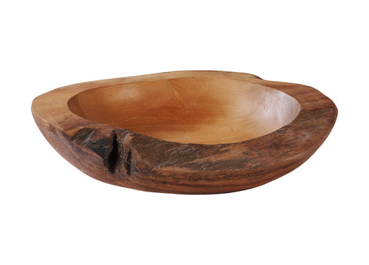 Ciotola scavata in legno - media