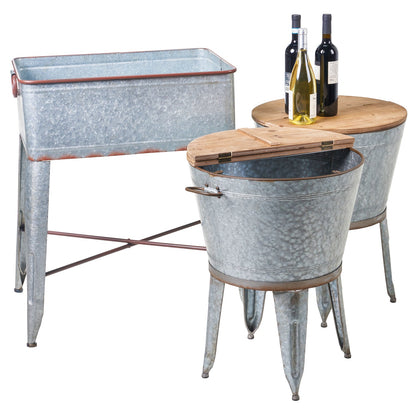 Contenitore rettangolare in metallo