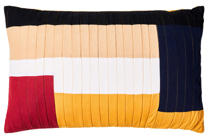 Colorido - cuscino rettangolare patch trapuntato