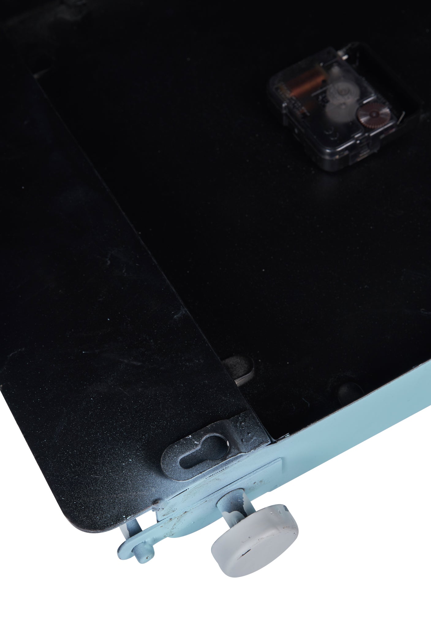 Orologio macchina da scrivere celeste