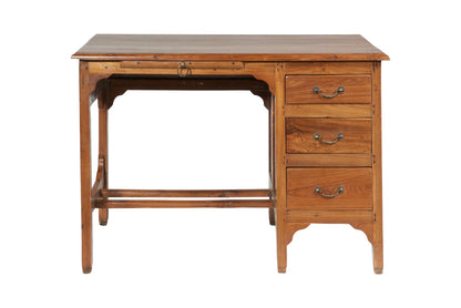 Scrivania teak con cassetti