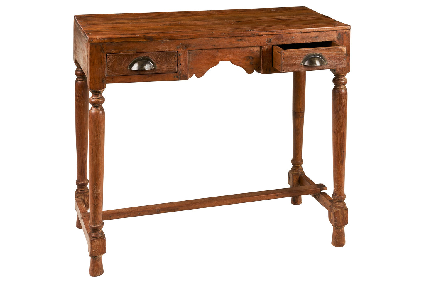 Scrivania 2 cassetti in legno - originale