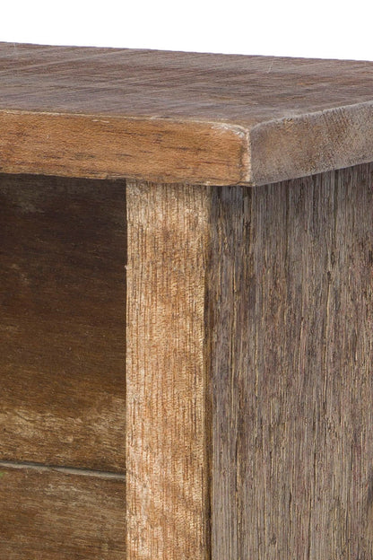 Piccola libreria 2 ripiani in legno