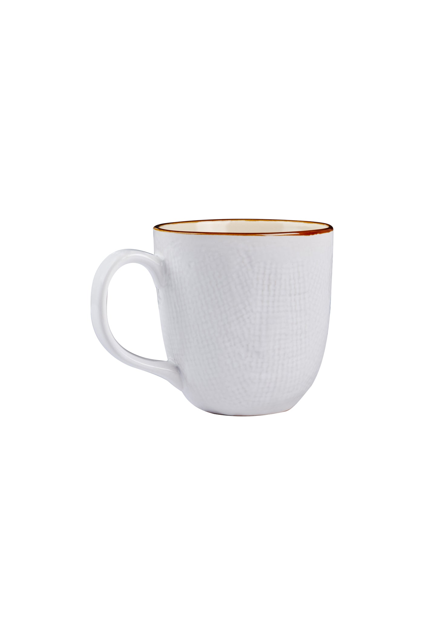 Mediterraneo - Tazza Orzo in Gres Bianco