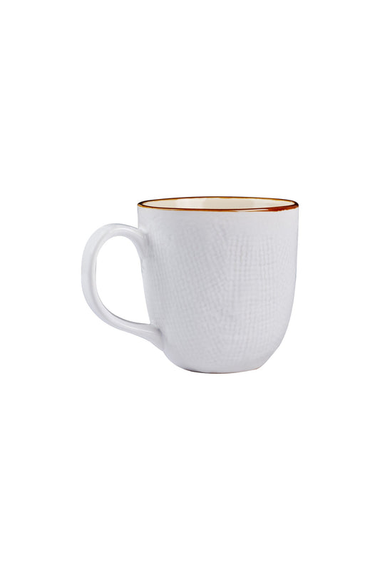 Mediterraneo - Tazza Orzo in Gres Bianco