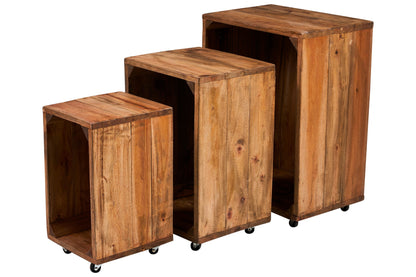 Cordonnier - mobiletti aperti set 1/3 con ruote