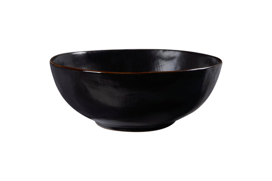 Shibuya - Piatto Fondo in Gres Nero