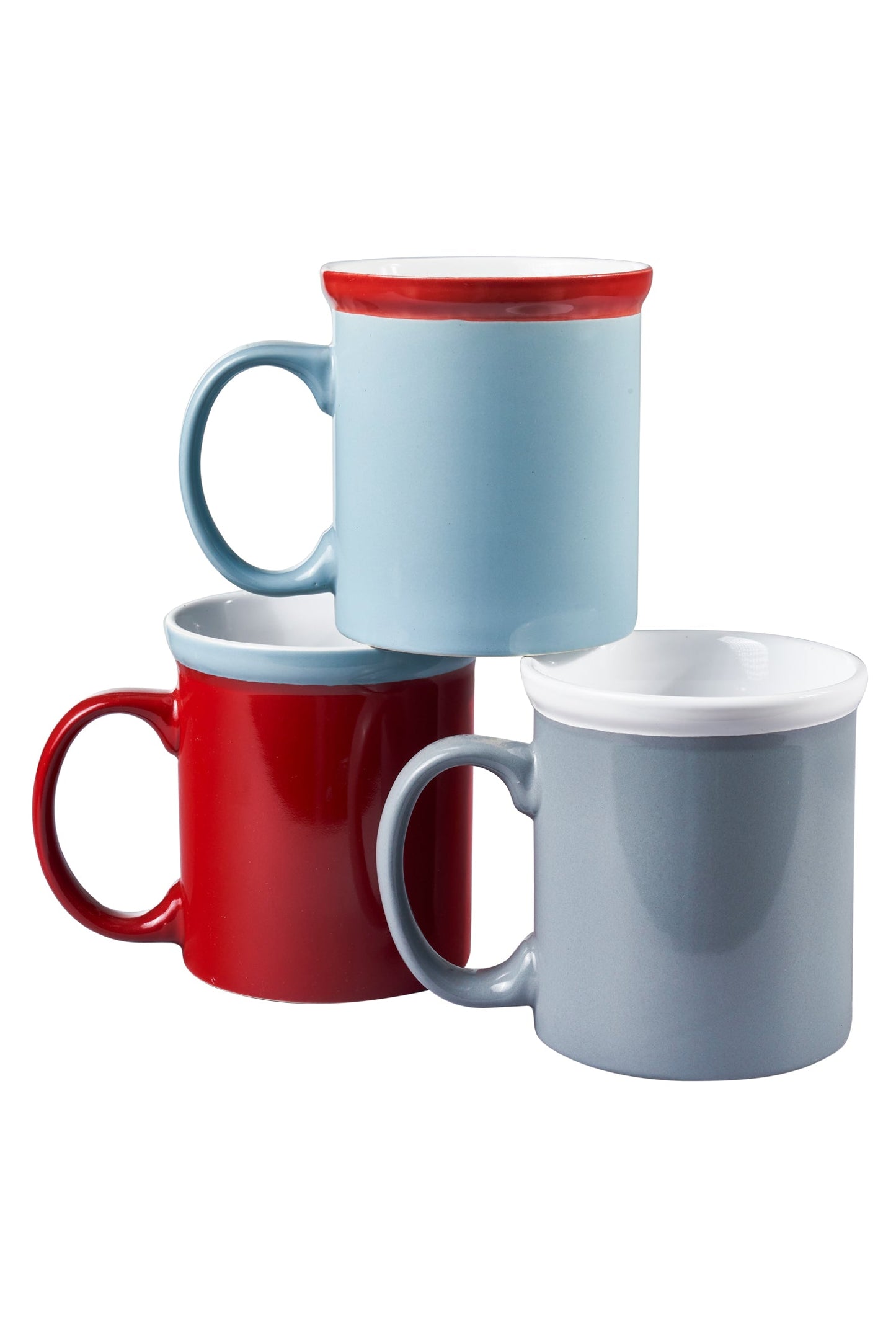 Imperfetto - lauro tazza grande grigio e bianco