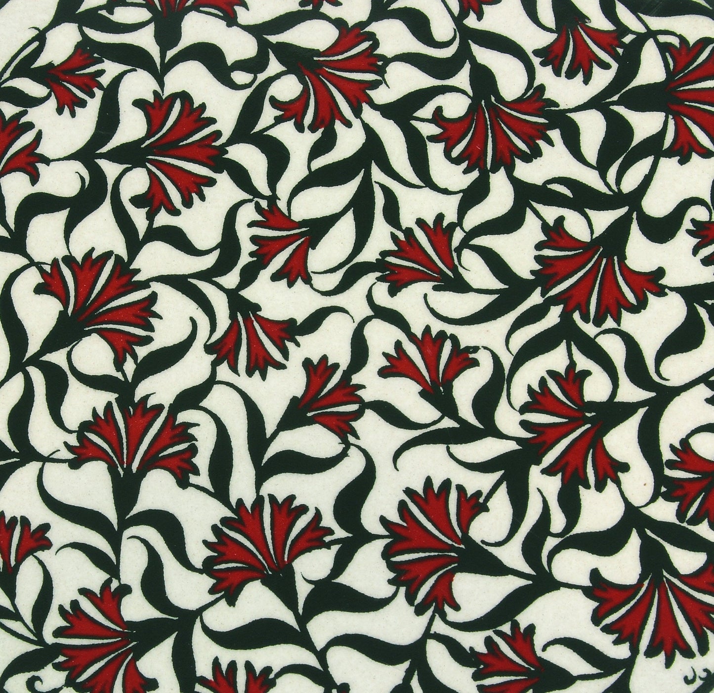 Sottopentola rotondo decoro a mano in ceramica