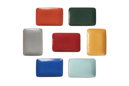 Mediterraneo - Piatto Rettangolare in Gres Blu