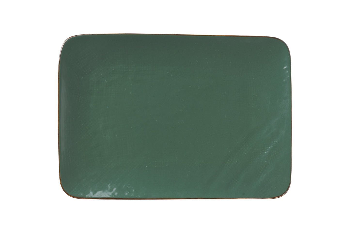 Mediterraneo - piatto rettangolare verde